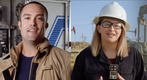 California energy employees in CEI's new ads highlighting the vital role of the oil and workforce in the Central Valley.