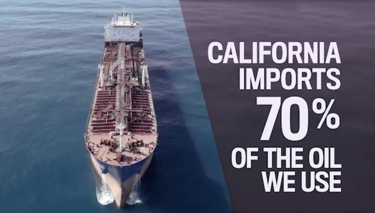 New Ad Highlights California’s Increasing Dependence on Foreign Oil Extracting Fact